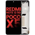 OLED Assembly With Frame For Xiaomi Redmi Note 12 5G / Poco X5 (Aftermarket Plus) (All Colors)