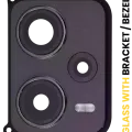 Back Camera Lens With Bracket / Bezel For Xiaomi Redmi Note 12 Pro Plus (Obsidian Black)