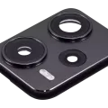Back Camera Lens With Bracket / Bezel For Xiaomi Redmi Note 12 Pro Plus (Obsidian Black)