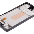 OLED Assembly With Frame For Samsung Galaxy A54 5G (A546 / 2023) (US & International Version) (Refurbished) (Graphite)