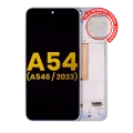OLED Assembly With Frame For Samsung Galaxy A54 5G (A546 / 2023) (US & Internationa Versionl) (Refurbished) (Violet)