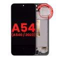 OLED Assembly With Frame For Samsung Galaxy A54 5G (A546 / 2023) (US & International Version) (Aftermarket Plus) (Graphite)