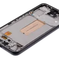 OLED Assembly With Frame For Samsung Galaxy A54 5G (A546 / 2023) (US & International Version) (Aftermarket Plus) (Graphite)