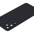 Задня кришка зі склом камери для Samsung Galaxy A54 5G (A546 / 2023) (Aftermarket Plus) (графітовий)