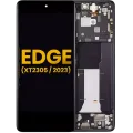 OLED Assembly With Frame For Motorola Moto Edge (XT2305 / 2023) (Refurbished) (Eclipse Black)