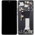 OLED Assembly With Frame For Motorola Moto Edge (XT2305 / 2023) (Refurbished) (Eclipse Black)