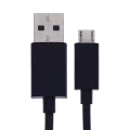 Motorola Micro USB to USB-A Charging Cable (OEM Brand New, Bulk Packaging) (Black)