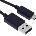 Motorola Micro USB to USB-A Charging Cable (OEM Brand New, Bulk Packaging) (Black)