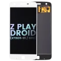 LCD Assembly Without Frame For Motorola Moto Z Play Droid (XT1635-01 / 2016) (Genuine OEM) (White)