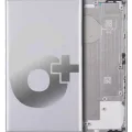 Back Housing W/ Small Parts For iPhone 6 Plus (No Logo) (Aftermarket Plus) (Silver)
