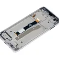 LCD Assembly With Frame For Motorola Moto G Power (XT2117 / 2021) (Genuine OEM) (Polar Silver)