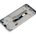 LCD Assembly With Frame For Motorola Moto G Power (XT2117 / 2021) (Genuine OEM) (Polar Silver)