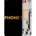 OLED Assembly With Frame For Nothing Phone 1 (Refurbished) (White)