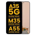 OLED Assembly Without Frame For Samsung Galaxy A35 5G (A356 / 2024) / M35 (M356 / 2024) / A55 (A556 / 2024) (Refurbished) (All Colors)