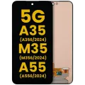 OLED Assembly Without Frame For Samsung Galaxy A35 5G (A356 / 2024) / M35 (M356 / 2024) / A55 (A556 / 2024) (Refurbished) (All Colors)