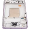 OLED Assembly With Frame For Samsung Galaxy A35 5G (A356 / 2024) (Refurbished) (Lilac)