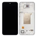 OLED Assembly With Frame For Samsung Galaxy A35 5G (A356 / 2024) (Refurbished) (Iceblue)