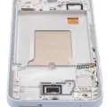 OLED Assembly With Frame For Samsung Galaxy A35 5G (A356 / 2024) (Refurbished) (Iceblue)