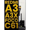 LCD Assembly Without Frame For Xiaomi Redmi A3 / A3x / Poco C61 (Refurbished) (All Colors)