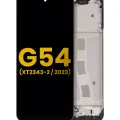 LCD Assembly With Frame For Moto G54 (XT2343 / 2023) (Refurbished) (All Colors)