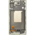 OLED Assembly With Frame For Samsung Galaxy A55 (A556 / 2024) (Refurbished) (Lemon)