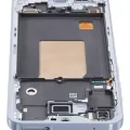 OLED Assembly With Frame For Samsung Galaxy A55 (A556 / 2024) (Refurbished) (Iceblue)