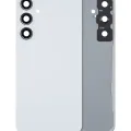 Back Cover Glass With Camera Lens For Samsung Galaxy A55 5G (A556 / 2024) (No Logo) (Aftermarket Plus) (Iceblue)