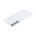 Back Cover Glass With Camera Lens For Samsung Galaxy A55 5G (A556 / 2024) (No Logo) (Aftermarket Plus) (Iceblue)