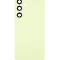 Back Cover Glass With Camera Lens For Samsung Galaxy A55 5G (A556 / 2024) (No Logo) (Aftermarket Plus) (Lemon)