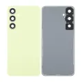 Back Cover Glass With Camera Lens For Samsung Galaxy A55 5G (A556 / 2024) (No Logo) (Aftermarket Plus) (Lemon)