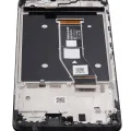 Дисплейний модуль (LCD) з рамкою для Motorola Moto G24 (XT2423 / 2024) / G24 Power (XT2425-1 / 2024) (Refurbished) (Всі кольори)