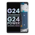 LCD Assembly With Frame For Motorola Moto G24 (XT2423 / 2024) / G24 Power (XT2425-1 / 2024) (Genuine OEM) (All Colors)