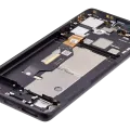 OLED Assembly With Frame For Motorola Moto Edge 50 Pro (XT2403 / 2024) (Refurbished) (Black Beauty)