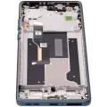 OLED Assembly With Frame For Motorola Moto Edge 50 Fusion 5G (XT2429 / 2024) (Refurbished) (Forest Blue)