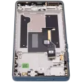 OLED Assembly With Frame For Motorola Moto Edge 50 Fusion 5G (XT2429 / 2024) (Refurbished) (Forest Blue)