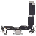 Charging Port Flex Cable For iPhone 15 Plus (Aftermarket Plus) (Blue)