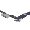 Charging Port Flex Cable For iPhone 15 Plus (Aftermarket Plus) (Green)