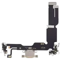 Charging Port Flex Cable For iPhone 15 Plus (Aftermarket Plus) (Yellow)
