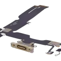 Charging Port Flex Cable For iPhone 15 Plus (Aftermarket Plus) (Yellow)
