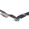 Charging Port Flex Cable For iPhone 15 Plus (Aftermarket Plus) (Pink)
