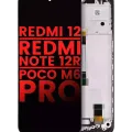 LCD Assembly With Frame Compatible For Xiaomi Redmi 12 4G / Redmi 12 5G / Redmi Note 12R / Poco M6 Pro (Aftermarket Plus) (All Colors)