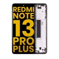 OLED Assembly With Frame For Xiaomi Redmi Note 13 Pro Plus (Refurbished) (Black)