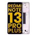 OLED Assembly With Frame For Xiaomi Redmi Note 13 Pro Plus (Refurbished) (White)