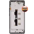 OLED Assembly With Frame For Xiaomi Redmi Note 13 Pro 4G / Xiaomi Poco M6 Pro 4G / Xiaomi Redmi Note 14S (Refurbished) (Midnight Black)