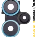 Back Camera Lens With Bracket / Bezel For Xiaomi Redmi Note 12 Turbo / Poco F5 (Blue)