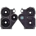 Back Camera Lens With Bracket / Bezel For Xiaomi Redmi Note 12R (Black)