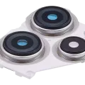 Back Camera Lens With Bracket / Bezel For Xiaomi Redmi Note 12R (Silver)