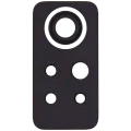 Back Camera Lens (Glass Only) For Xiaomi Redmi Note 12 Pro 4G (Ice blue)