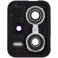 Back Camera Lens With Bracket / Bezel For Xiaomi Redmi Note 12 Pro 5G (Black)