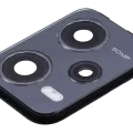 Back Camera Lens With Bracket / Bezel For Xiaomi Redmi Note 12 Pro 5G (Black)